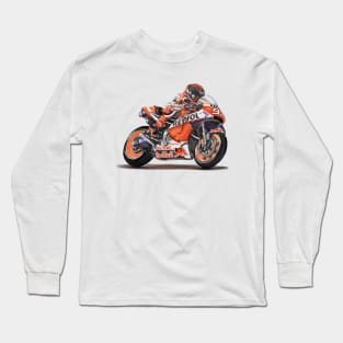 Drawing/Sketching MotoGP Team No 93 Long Sleeve T-Shirt